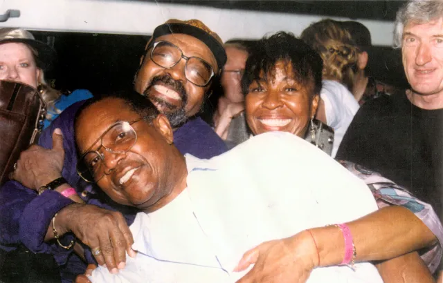 With James Moody at Ocho Rios Jazz Festival
