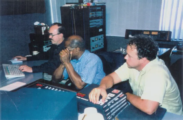Mixing session at Capitol Records