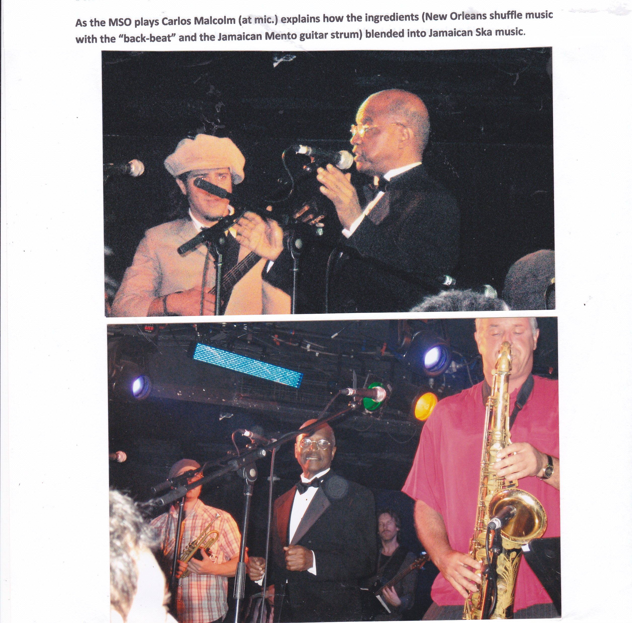 Carlos Malcolm with the MSO, Australia